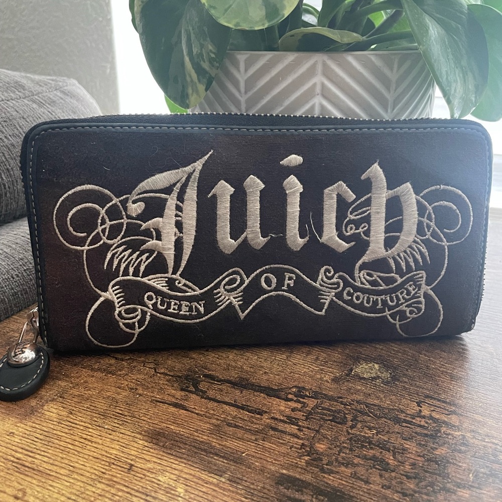 Authentic Vintage Velour Juicy Couture Wallet